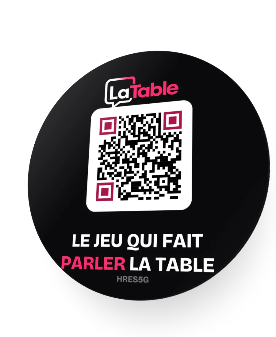 Le QR plastifié