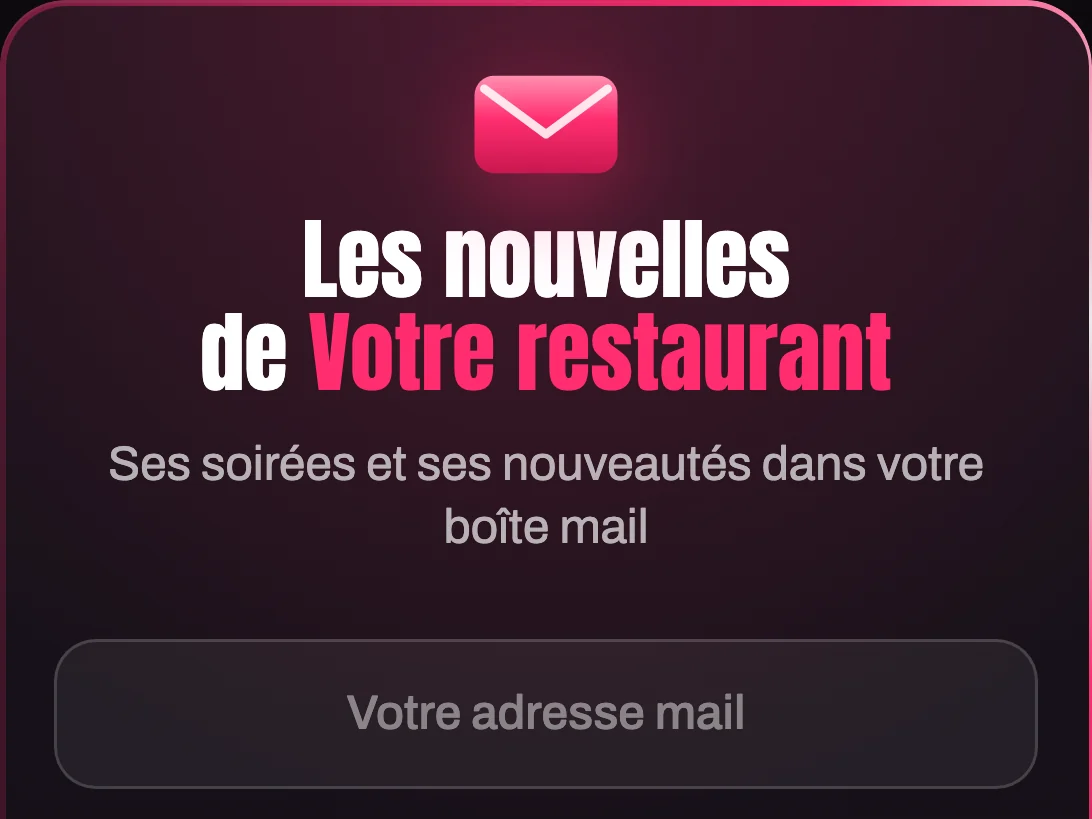 La vraie carte des nouvelles du lieu · votre adresse mail · ça m'intéresse